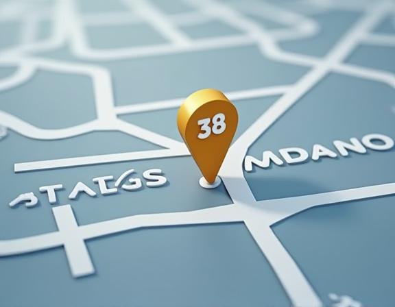 Mapa estilizado mostrando la ubicación de la oficina en el centro de Madrid.